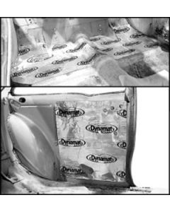 Chevy Rear Seat Floor Insulation, Dynamat Extreme, 1955-1957