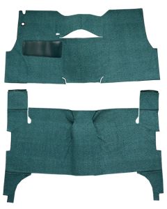 1956 Bel Air 4DR Sedan Complete Carpet, Cut & Sewn Bench Seat | Loop Material