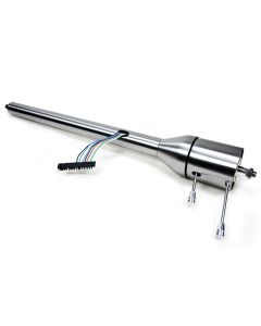 Chevy Truck Tilt Steering Column, Floor Shift, Paintable, Steel, 1960-1966