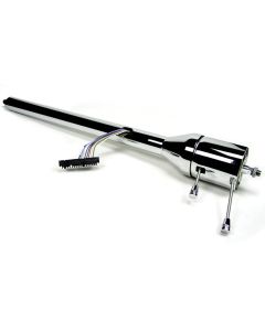 Chevy Truck Tilt Steering Column, Floor Shift, Polished, Aluminum, 1960-1966