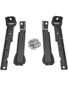 Chevy Truck Bumper Bracket Set, Rear, For Leaf Spring Rear Suspension