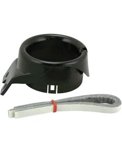 Chevy Truck Vent Ball Housing, Left, Black, 1967-1972