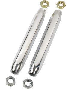 Chevy Truck Tie Rod Sleeves, Polished, Billet Aluminum, 1971-1972
