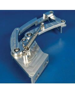 Chevy Truck Billet Aluminum Hood Hinges, Machined Finish, 1955-1957