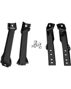 Bumper Bracket Set, Fleetside Rear, 63-66