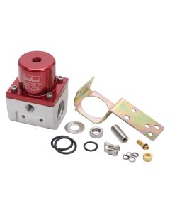 Edelbrock 174021 Fuel Pressure Regulator; Efi; 180 Gph; 35-90 Psi;-10In/Out;-6 Return; Red/Clear