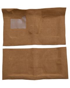 1968-1972 Chevelle 2DR Complete Carpet, Molded w/ Mass Backing 4spd Trans Bucket Seat | w/o Console Loop Material