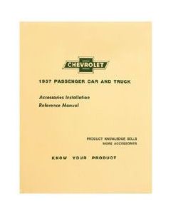 Chevy Accessory Installation Manual, 1957