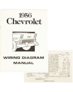 Chevy Wiring Harness Diagram Manual, 1956