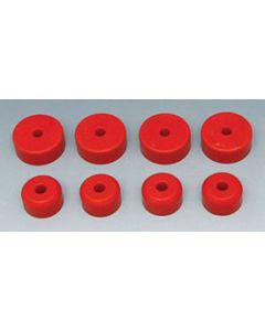 Chevy Engine Mounting Set, Red Urethane, V8, 1955-1957