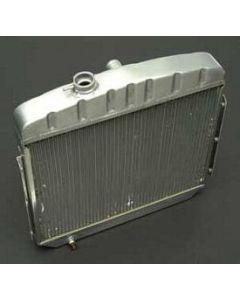 Chevy Radiator, Aluminum, V8 Position, Griffin HP Series, 1955-1957