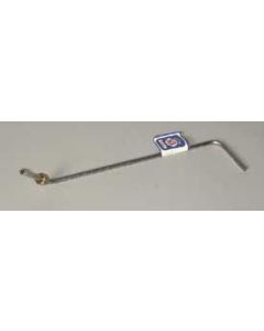 Chevy Heat Choke Tube, 4-Barrel Carburetor, Stainless Steel, 1957