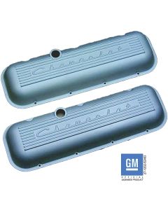 Chevy Aluminum Valve Covers, With Chevrolet Script, Big Block, 1955-1957