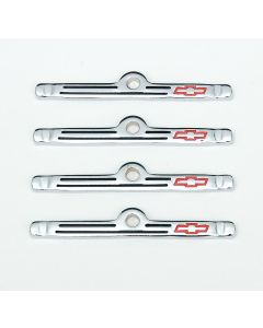 Valve Cover Clamps,Chrome,w/Bowtie,55-72