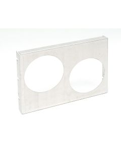 Chevy Fan Shroud, Aluminum, Down-Flow Radiator, For Dual Electric Fans, 6-Cylinder Position, 1955-1957