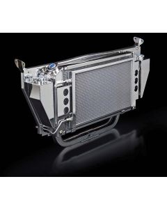 Chevy Radiator Kit, Cross-Flow, For Cars With Air Conditioning, Be Cool, 1957