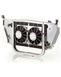 Chevy Radiator Kit, Cross-Flow, For Cars Without Air Conditioning, Be Cool, 1957