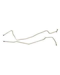 Chevy Transmission Cooling Lines, Turbo Hydra-Matic 200, 350, 400 (TH200, 350, 400), Automatic, For Cars With Small Block Engine, & Radiator In 6 Cylinder Position, OE Steel, 1955-1957