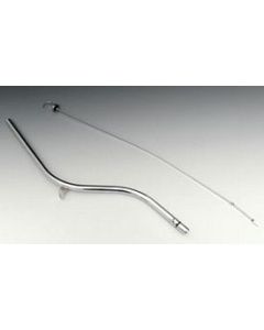 Chevy Truck Transmission Dipstick & Tube, Turbo Hydra-Matic350 (TH350), Automatic Transmission, Chrome