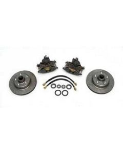 Chevy Disc Brake Kit, Front, At The Spindle, Use With Dropped Spindles, 1955-1957