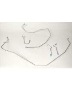 Chevy Brake Line Set, Front, For Cars With Hydrovac Power Brakes, 1956-1957