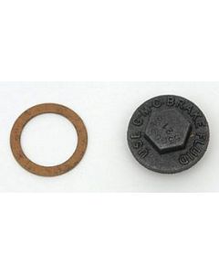 Chevy Brake Master Cylinder Cap, With Standard & Power Brakes, 1957