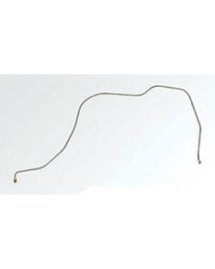 1955 Master Cylinder To Brass Block Stainless Steel Brake Line With Power Brakes