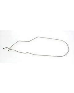 Chevy Brake Line, Front To Rear, With Single Exhaust, Stainless Steel, 1955