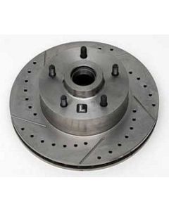 Front Disc Brake Rotor,Drilled/Slotted,Left,55-67