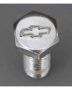 Bowtie Steel Valve Cover Bolts,SB,Chrome,55-72