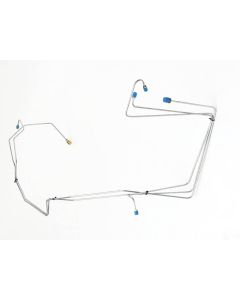 Chevy Brake Lines, Prebent, Front, Use With Power Brakes & GM Style Proportioning Valve, 1955