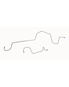 1955-1957 Chevy Rear Housing Brake Lines For Cars With 8" Or 9" FordRear End Stainless Steel