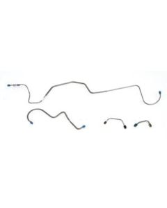 Chevy Rear Housing Disc Brake Lines, Stainless Steel, For Use With 8" Or 9" Ford Rear End, 1955-1957