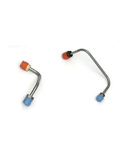 Chevy Brake Lines, Prebent, Front, Use With Power 4-Wheel Disc Brakes & GM Style Proportioning Valve, 1955-1957