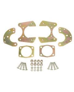 Chevy Rear Disc Brake Bracket Kit, For 9" Ford, With 3/8" T-Bolts, 1955-1957