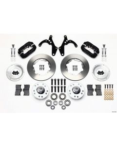 Chevy Disc Brake Kit, Front, 11", At The Wheel, Wilwood, 1955-1957
