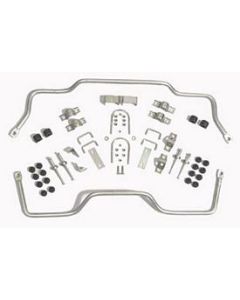 Chevy Front, Rear Anti-Sway Bar Set, With Urethane Bushings, All Except Wagon, 1955-1957