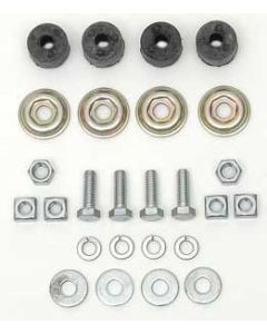 Chevy Shock Installation Hardware Kit, Front, 1955-1957