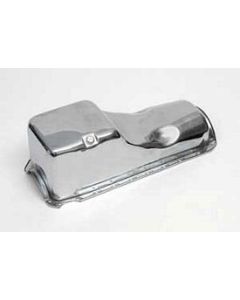 Chevy Engine Oil Pan, Big Block, Chrome, 1955-1957