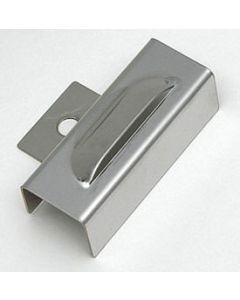 Firewall Ballast Resistor Cover,Louvrd Chrome,55-57