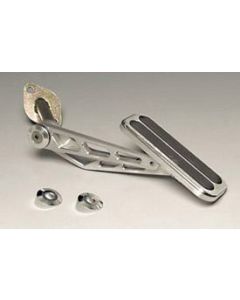 Chevy Aluminum Gas Pedal, With Rubber Inserts, Lokar, 1955-1957