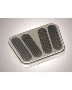 Brake/Clutch Pedal Cover,Lokar,55-57    w/Rubber Insert