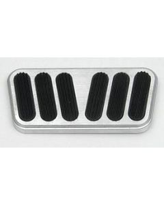 Aluminum Brake Pedal Cover,w/Rubber Inserts,Lokar,49-57