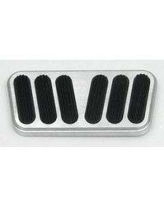 Chevy Lokar Aluminum Power Brake Pedal Cover With Rubber Inserts, 1955-1957