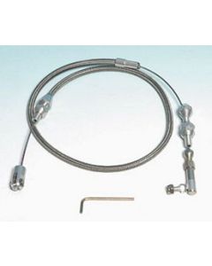 Chevy Throttle Cable, With Carburetor, Lokar, 1955-1957