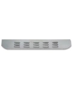 Chevy Radiator Cover, Chrome, Louvered, Lower, 1955-1957