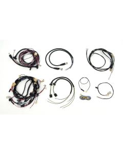 Chevy Wiring Harness Kit, V8, Automatic Transmission, With Alternator, 2-Door Sedan, 1955