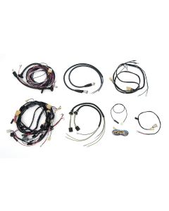 Chevy Wiring Harness Kit, V8, Manual Transmission, With Alternator, 2-Door Sedan, 1955