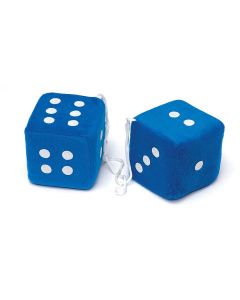 Chevy Fuzzy Dice, Blue