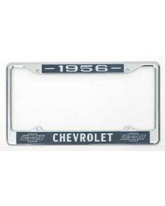 License Plate Frame,Chrome,1956
